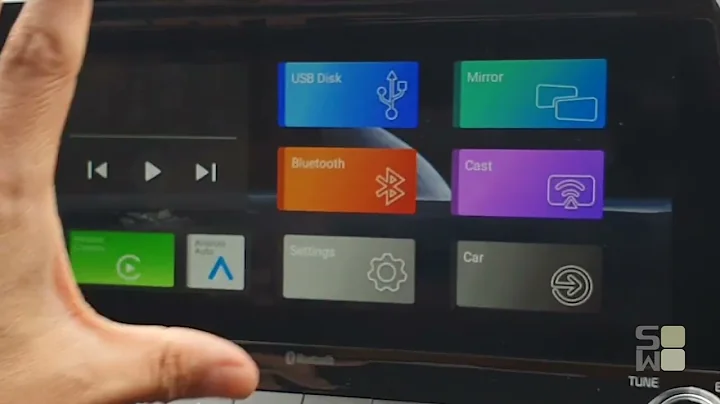 Wireless Android Auto CarPlay MMB CP-AA Pro with mirror link and YouTube on Kia Seltos