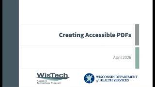 Creating Accessible PDF Documents