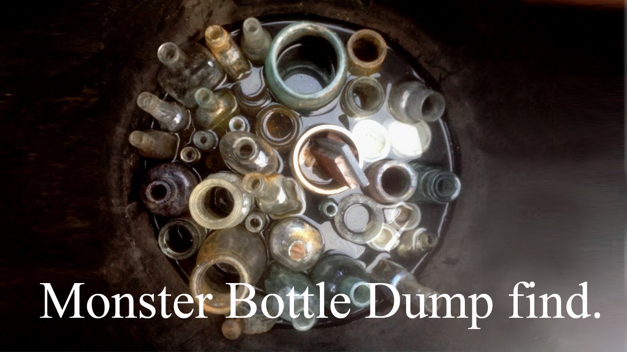 MASSIVE BOTTLE DUMP. Mudlarking adventures.