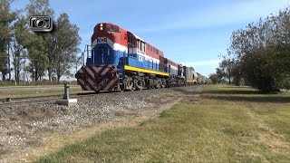 Cruce en Desvío Kilómetro 547 (Parte 1): Tren cargado de NCA entrando al desvío por vía principal
