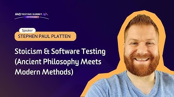 A4Q Testing Summit 2025 - Stoicism & Software Testing