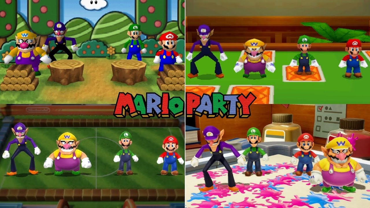 Mario Party Series // Waluigi & Wario VS Luigi & Mario [2000-2021]