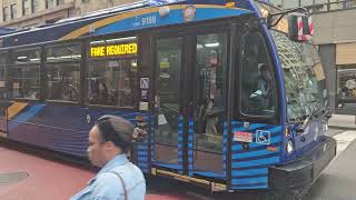 Both The Bronx Bound BxM4 Express Bus and The Queens Bound Q32 Local Bus 