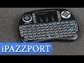 iPazzPort мини клавиатура с русскими клавишами, подсветкой и тачпадом