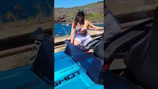 Slingshot by Polaris🏎 So fun to drive heading  up to the blow hole #maui #shorts  @mauimotorsports