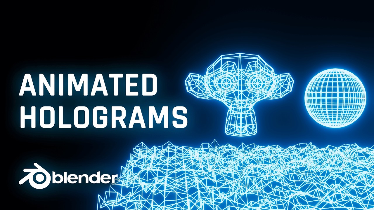 Hologram Using Animation How to Animate Holograms in Blender! - YouTube
