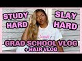 Study Hard, Slay Hard! | Grad School Vlog S2E3 || BrelynnBarbie