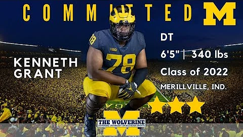 MAMMOTH DT KENNETH GRANT COMMITS TO MICHIGAN OVER ...