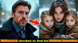 Millionaire Stopped to Help a Homeless Woman with Twins… Then Learned They Were His Daughters