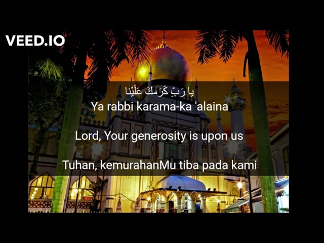 Ya Karim Ya Kareem Iftar/Buka Song (English/Malay/Arabic subs) class=