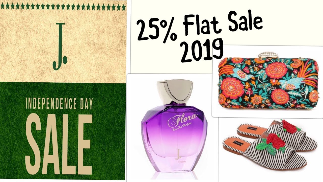 J. Fragance,Bags,Shoes 25%flat Sale August 2019 With Prices