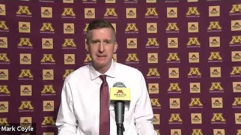 Press Conference: Gophers