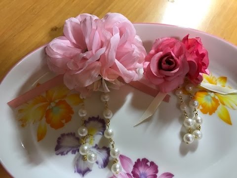 100均の造花で手作りコサージュを作る Youtube