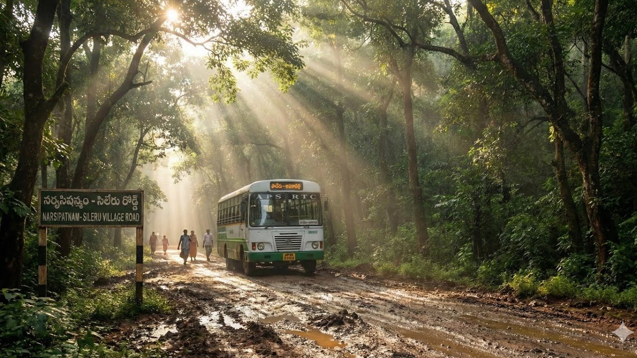 గోకవరం → మారేడుమిల్లి  | Andhra Beauty 🫰🏻🫰🏻 😍😍 | | Andhra Pallevelugu Bus series | Apsrtc 