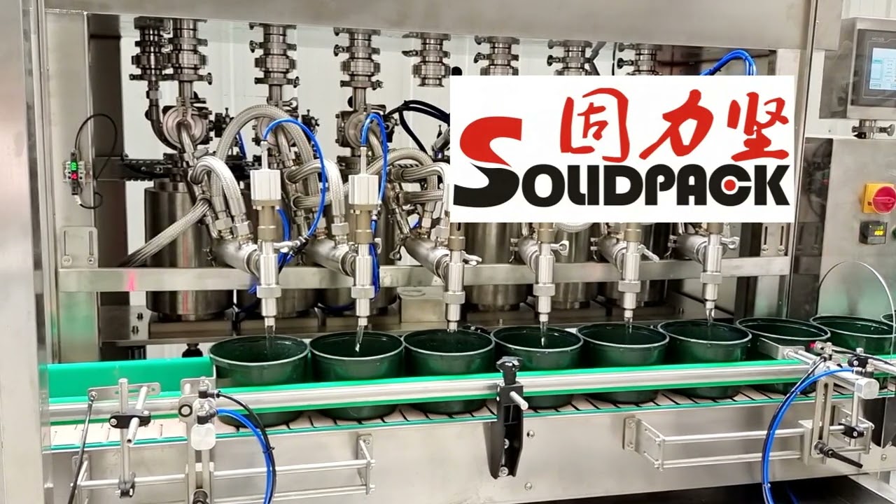 Solidpack～Full-set heating piston pump filling machine for waxing