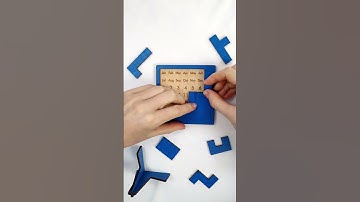 How to make wooden calendar 🗓️ puzzle 🧩 February 2✅ #calendarpuzzle #woodenpuzzle #adventcalendar