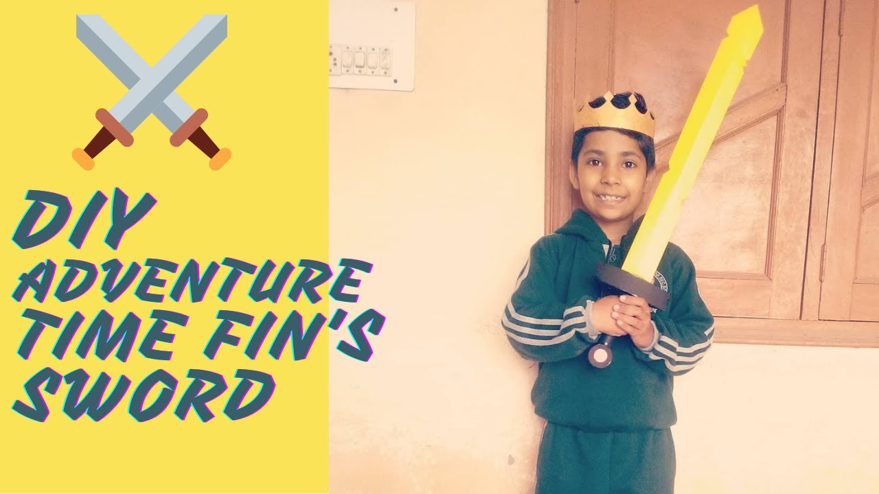 Finn sword made out of big popsicle sticks : r/adventuretime