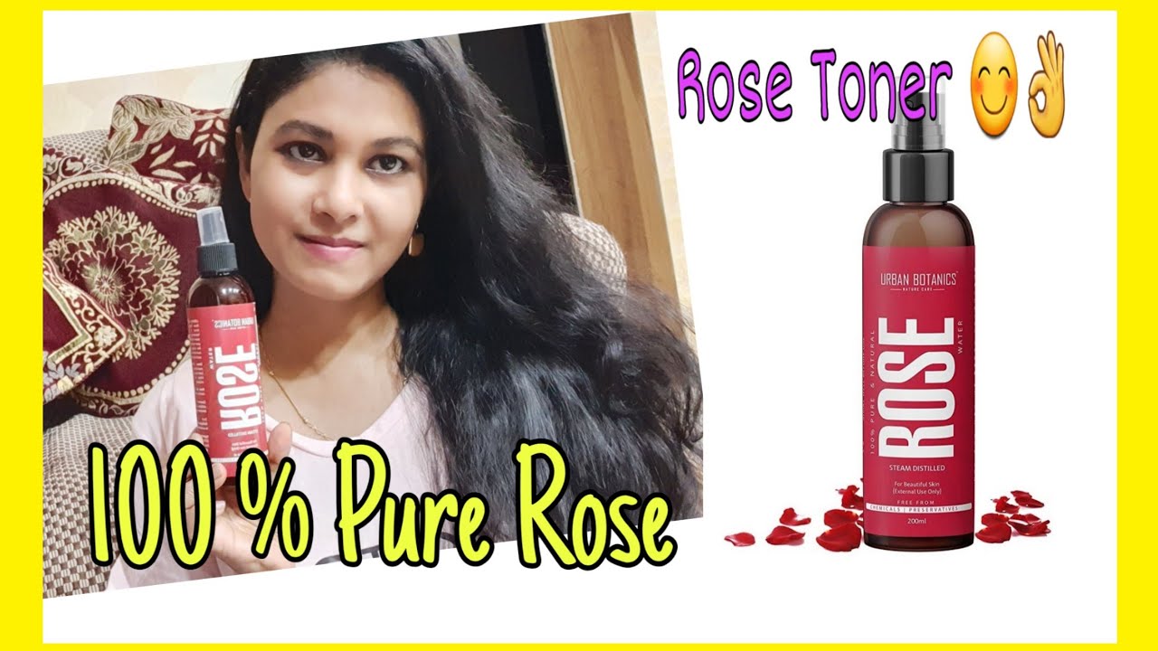 botanics rose water toner
