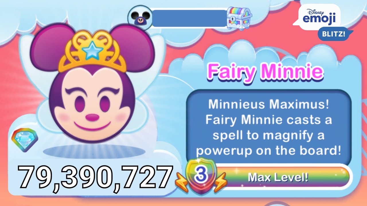Disney Emoji Blitz - Fairy Minnie (Level 3) - Gameplay