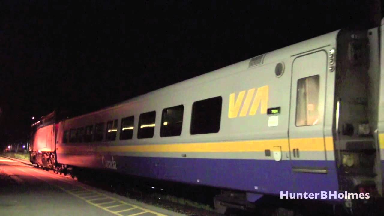 VIA Rail F40PH 2 6453 Last Original In Push Pull HD YouTube