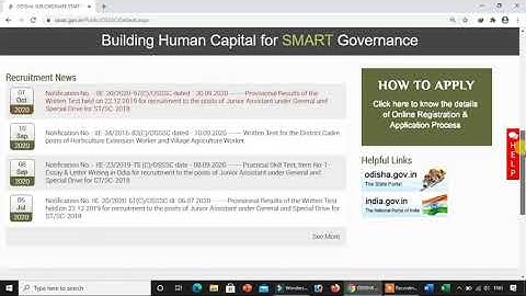 OSSSC skill test part-20 video Junior Clerk computer skill/practical test.