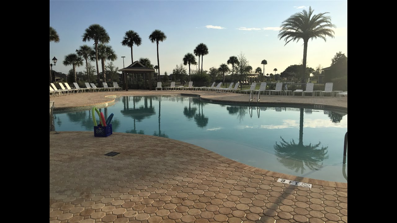 Family pool at Riverbend Rec Center, The Villages Florida YouTube