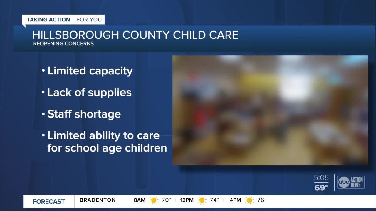 Hillsborough County leaders to discuss reopening more child care