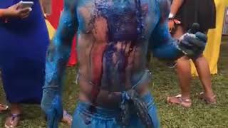 Blue Devil, Trinidadian Folklore - Ever Pay De Devil?