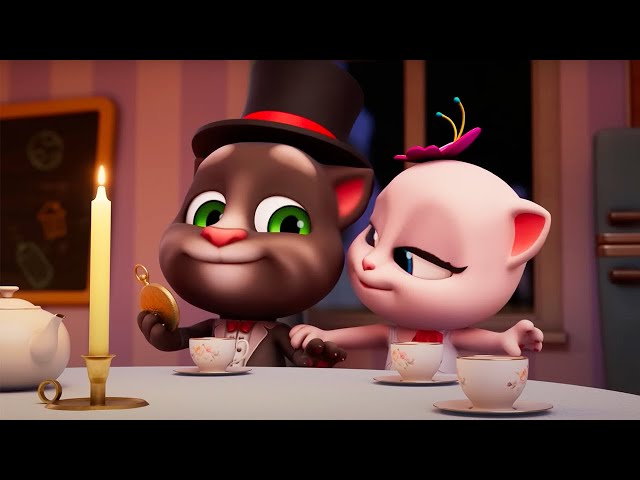 Fancy Tea Party! | Talking Tom Shorts | Video for Kids | WildBrain Zoo class=