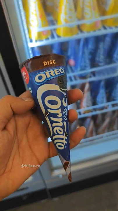 Kwality Wall's Disc Oreo Cornetto Ice Cream Cone (Softy) 😋 Price Rs 70