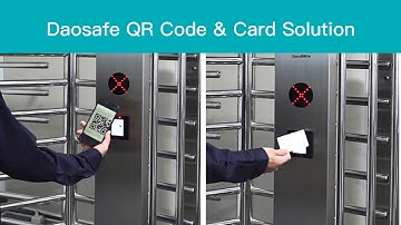 QR Code---Daosafe Turnstile Gate with Card and QR Code Access Control Solution