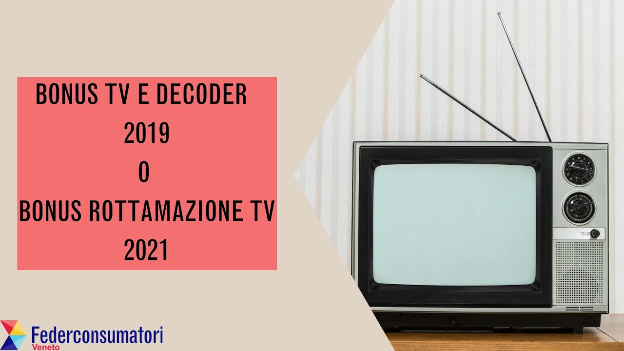 Nuova TV DIGITALE i 2 BONUS previsti YouTube