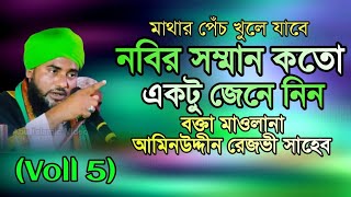 Voll5 Maulana Aminuddin Rejbhi Waz | Bangla Waz | মালানা আমিনুদ্দিন রেজভী ওয়াজ । New Waz