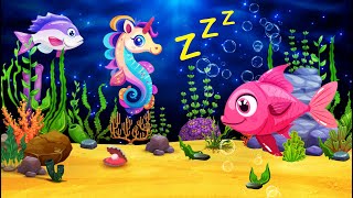 Lullaby For Bbabies To Go To Sleep ⭐ Fishes & Soothing Underwater Animation  Baby Sleep Music