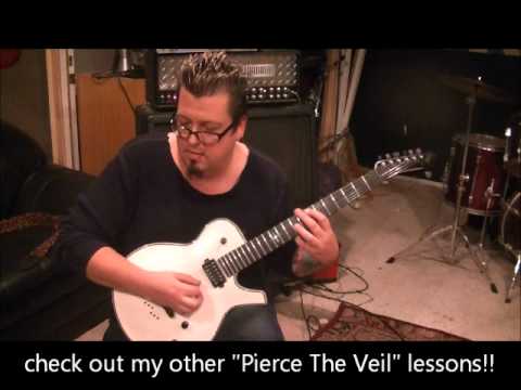 Pierce The Veil - Caraphernelia - Guitar Lesson by Mike Gross