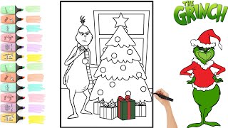 The Grinch Christmas Coloring and Drawing | The Grinch Christmas Coloring Page #coloringpage #grinch