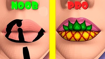 Lip Art 3D! - All Levels Part #1 (iOS, Android)