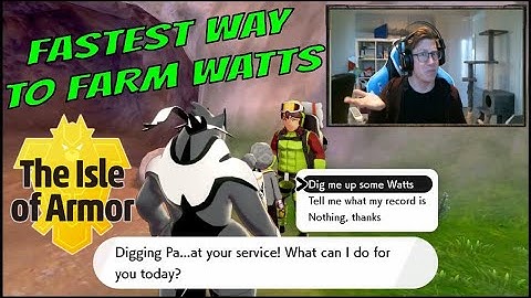How to farm WATTS in the Isle of Armor DLC for Pokemon Sword and Shield