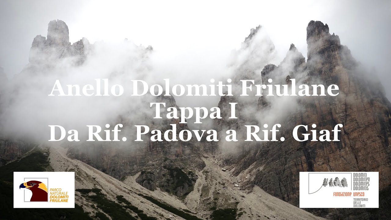Anello Dolomiti Friulane - Tappa I - Da Rif. Padova a Rif. Giaf
