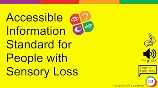 Accessible Information Standard Poster BSL and English