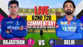 🔴Live: RR vs DC Ipl 2026 | 62nd T20 Match | Delhi vs Rajasthan Ipl Commentary | Today's Ipl Cricket