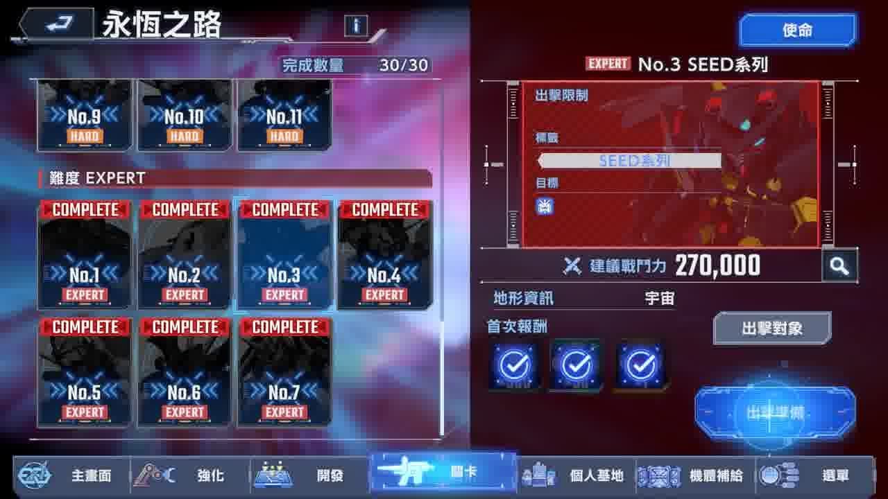 SD鋼彈G世代 永恆之路ex3 開發 全活 0UR機 0UR駕駛 低OP