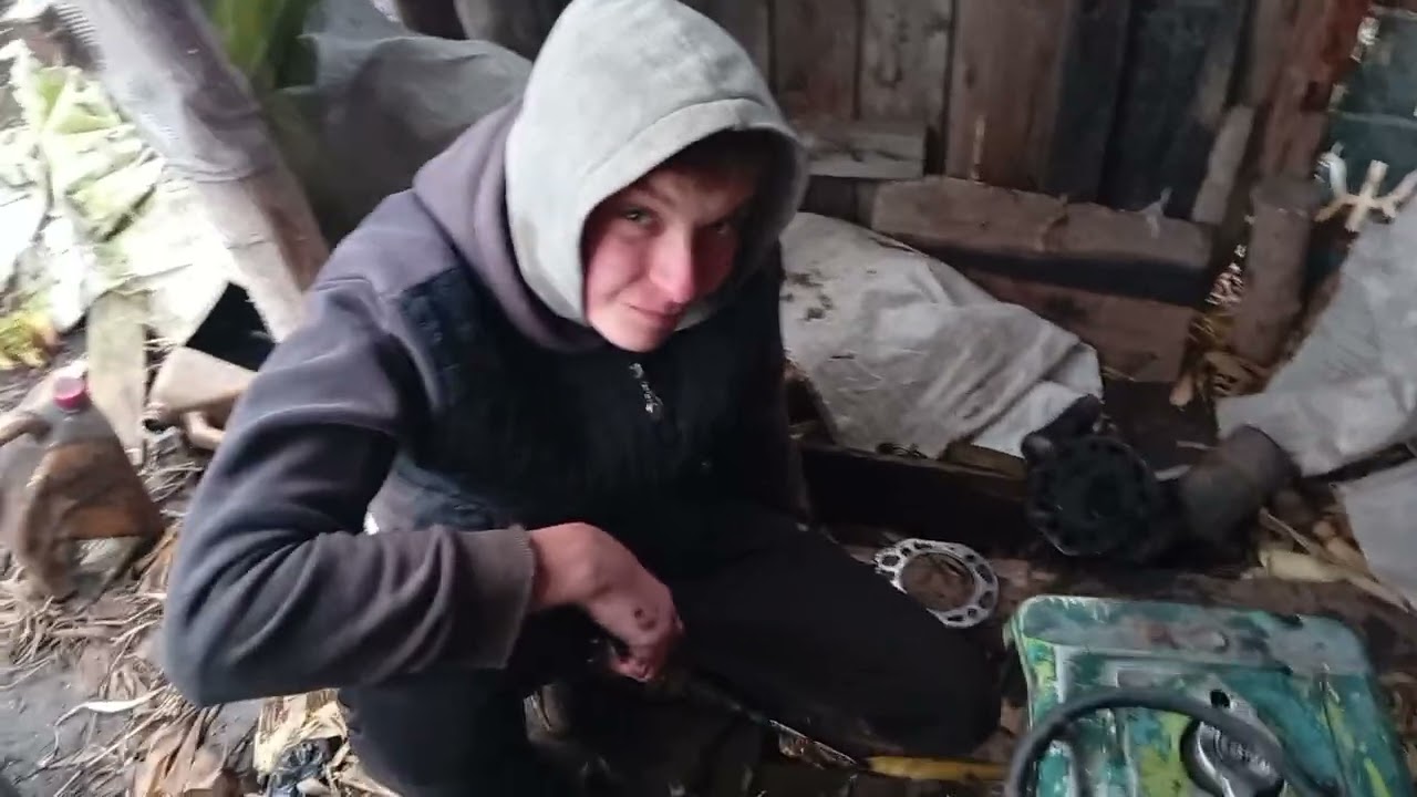 Розбираєм мотоблок зубр на 8 к.с. 