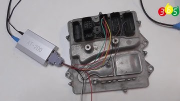 AT-200 read BMW N55 DME ISN code and data  obdii365