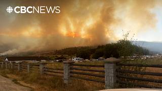 More than 5,000 people evacuated as Okanagan Lake wildfires grow