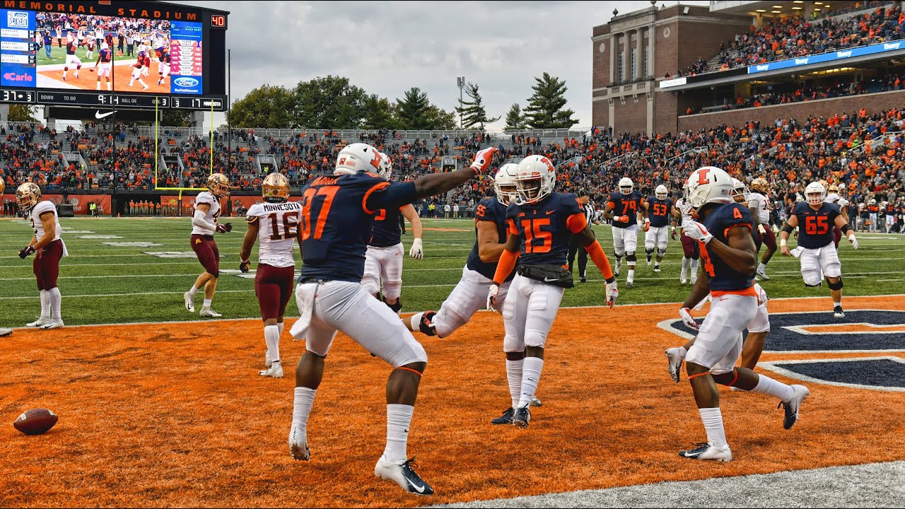 Illini Football vs. Minnesota Cinematic Recap YouTube