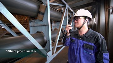 6.6 km long Pipe Conveyor for the Transport of Iron Ore
