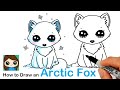 How to Draw an Arctic Fox Easy