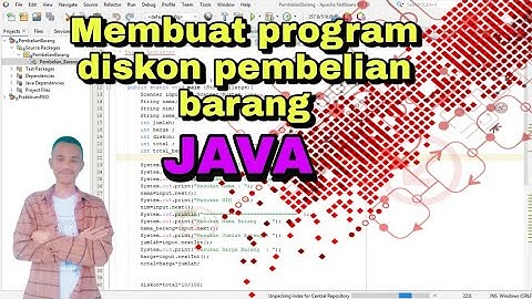 Membuat Program Diskon Pembelian Barang Di Java | Program Kasir Java - Diskon Kasir Java
