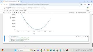 Machine Learning Af Somali Casharka 7aad Cost Function Visualization